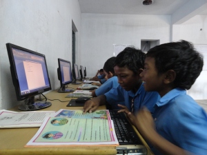 Kids learning to type